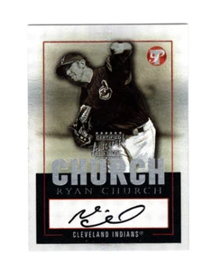 2003 Topps Pristine Autograph Ryan Church #TPA-RYC Auto Cleveland Guardians - Picture 1 of 2