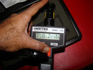 Ametek 1726 Dual Function Digital Tachometer RPM Contact Non-Contact with CASE - Picture 1 of 12