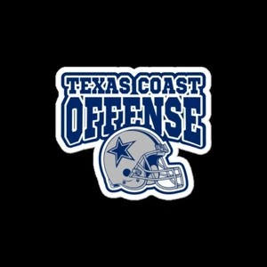 The original Texas Coast Offense high quality bubble-free stickers - Picture 1 of 6