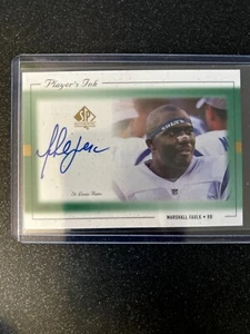 1999 SP Authentic Player's Ink MARSHALL FAULK AUTO #MF-A COLTS MINT - Picture 1 of 2