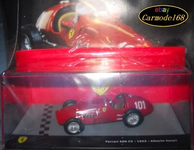 Ferrari 500 F2 Alberto Ascari #101 1952 1:43 + N 90 Ferrari Official Product - Immagine 1 di 4
