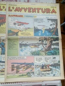 BLOCCO DE L'AVVENTURA GIORNALE 31 pezzi- 1947 1948 - EDIZIONE CAPRIOTTI  - Picture 1 of 3