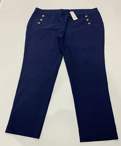 Pantalones ajustados ROCKMANS CITY azules para dama talla 20 - NUEVOS PRECIO DE VENTA SUGERIDO POR EL FABRICANTE $49 - Imagen 1 de 5