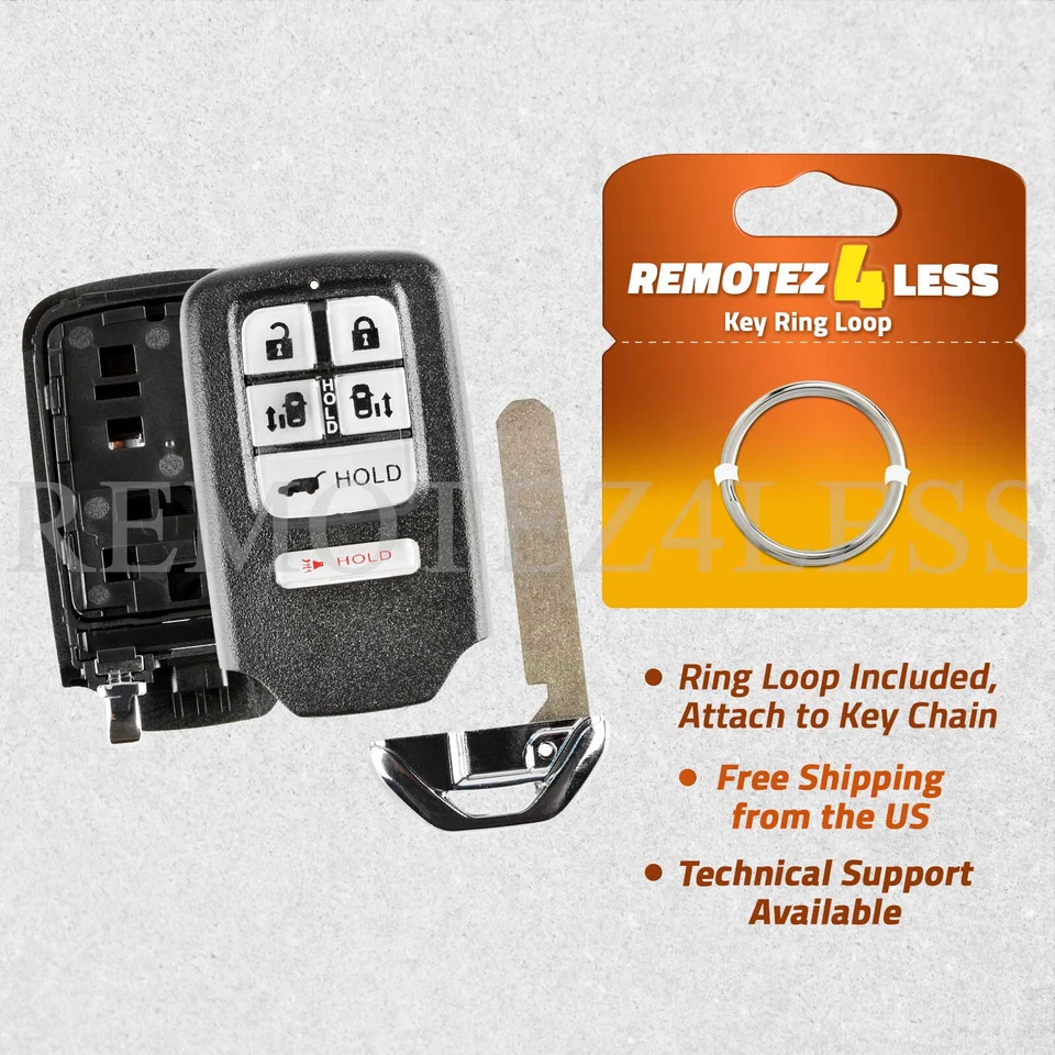 For 2014 2015 2016 2017 Replacement Honda Odyssey EXL Remote Shell Case Pad - Imagem 1 de 1