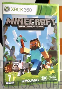 MINECRAFT XBOX 360 EDITION, PRIMA STAMPA MICROSOFT, EURO UK MARKET, NEW SEALED ! - Picture 1 of 5