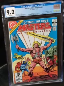 Masters Of The Universe #1 CGC 9.2 WP DC Comics 1st Full MOTU He-man & Skeletor - Picture 1 of 2