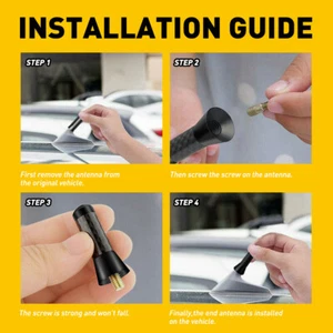 Universal Mini Car Radio Flexible Anti Noise Beesting Aerial Ariel Arial Antenna - Picture 1 of 6