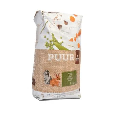 Witte Molen PUUR (Zwerg) Kaninchenfutter 5,5 kg Gourmet Müsli für Zwergkaninchen