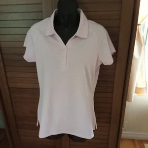 Pebble Beach Performance NEW Women's Size M Light Pink Short Sleeve Golf Top - Picture 1 of 11