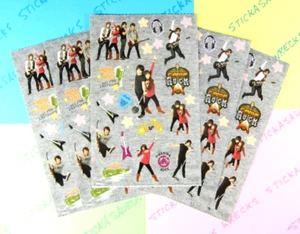 Lote de 5 hojas adhesivas vintage de Sandylion Camp Rock - Imagen 1 de 5