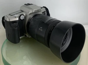 MINOLTA DYNAX 5 FILM SLR CAMERA & MINOLTA 49MM (70-210MM AF) LENS + TESTED - 10 - Picture 1 of 11