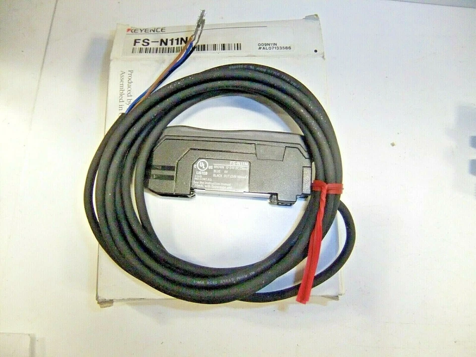 KEYENCE  FS-N11N 12-24 V DC Fiber Optic Amplifier - Image 1 of 3