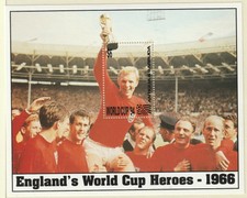 ANTIGUA & BARBUDA WORLD CUP 1994 USA MINIATURE SHEET ENGLAND 66 MNH
