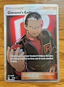 Giovanni's Exile 67/68 Pokemon Trainer Hidden Fates Full Art Ultra Rare NM/Mint! - Bild 1 von 2