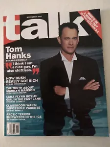 Talk Magazine 11-2001 - Tom Hanks - Picture 1 of 9