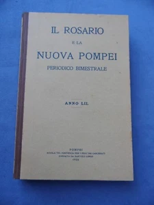 IL ROSARIO-LA NUOVA POMPEI-PERIODICO BIMESTRALE-ANNO LII-1935-ANNATA COMPLETA - Imagen 1 de 4
