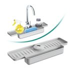 Splash Guard Upgraded  Water Catcher Tray Sink Sponge Holder Gray Y5J22811