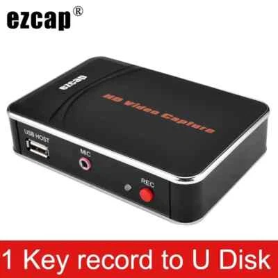 EZCAP 280HD HDMI Game Capture Card Video Record Box Recorder MIC Input U Disk PC - image 1 of 4
