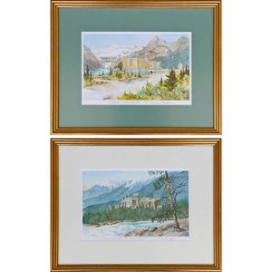 Marilyn KInsella Two (2) Signed and Titled Lithographs, Matted and Framed - Picture 1 of 9