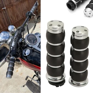 Par de empuñaduras de manillar de 1" para Yamaha Virago XV 250 500 535 700 750 920 1100 - Imagen 1 de 11