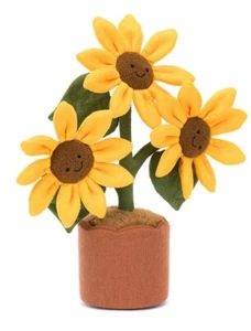 Jellycat Amuseables Sunflower Spring Flower 2025 Collection NWT US SELLER - Picture 1 of 3