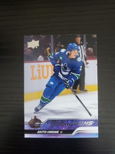 Akito Hirose - 2023-24 Upper Deck Series 1 Young Guns #242 - CANUCKS