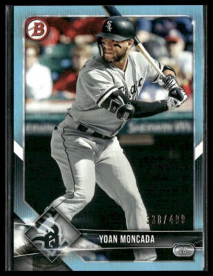Yoan Moncada #19 2018 Bowman Sky Blue 338/499 Foto 1 de 2
