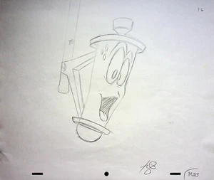 House of Mouse 2001 MICRÓFONO MIKE Producción Romy García Dibujado a Mano Arte a Lápiz - Imagen 1 de 2