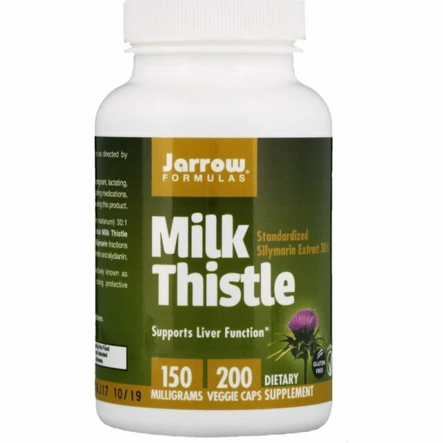 Jarrow Formulas Milk Thistle 150 MG 200 Capsules 790011140290