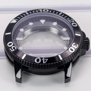 Caja de reloj estrella de mar negra serie 42,5 mm para movimiento Seiko nh35/36 esferas de 30,5 mm - Imagen 1 de 8