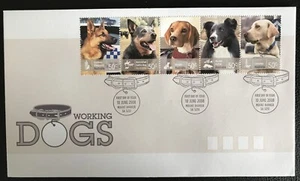 AUSTRALIA  - 2009 WORKING DOGS FIRST DAY COVER SG 3005-3009 - Picture 1 of 1