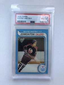 1979-80 Topps Wayne Gretzky Rookie Card RC #18 PSA 8 Edmonton Oilers 💎 💎 💎  - Picture 1 of 5