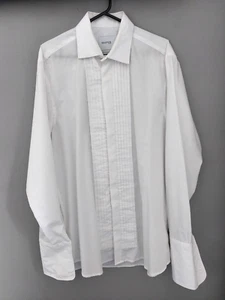 Mens Skopes Formal Dress Tuxedo Shirt White 16.5 Regular Fit - Picture 1 of 5
