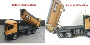 Upgrade For Huina 1573/573/1582/582 1/14 Scale RC Dump RC Truck Tilt Lift Up DIY - Picture 1 of 12