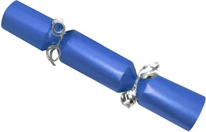 25 Hochzeit Cracker Set. Saphir mit Silberband. - Bild 1 von 2