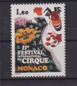 Monaco: Nr. 1717 ** postfrisch / Zirkus-Festival 1985 - Bild 1 von 1