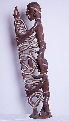  Asmat Art Irian Jaya Figur Holzschitzerei Holzkunst Papua-Neuguinea Unikat • 279€