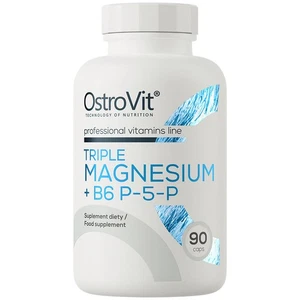 TRIPLE MAGNESIO + VITAMINA B6 P-5-P – 90-360 capsule per articolazioni, nervi e ossa - Foto 1 di 25