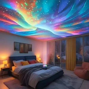 1pc Northern Lights LED Mood Projector with Remote Control | RGB Galaxy Star.. - Picture 1 of 4