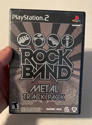 Rock Band: Metal Track Pack (Sony PlayStation 2 PS2, 2009) Complete CIB - TESTED - Image 1 of 3