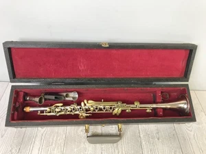 Vintage "A. Fontaine Paris" Klarinette mit Koffer - Bronze und Silberfarben - ungeprüft - Bild 1 von 12