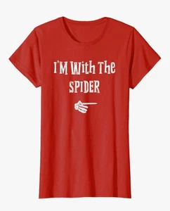 Women’s Halloween XXL I’m with the spider shirt - Picture 1 of 1