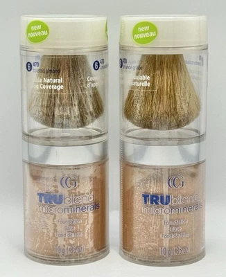 CoverGirl TruBlend Microminerals Foundation 470 TOASTED ALMOND .35 oz. (2 Pack) - Image 1 of 3