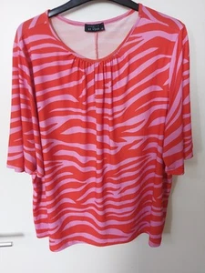 Ladies Summer Blouse Top Casual Pink Holiday Womens Size 20 - Picture 1 of 8