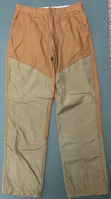 Cabelas Field Pants Thick Brush Guard Mens 30 Hunting Tan Olive  Flannel Lined - Image 1 of 3
