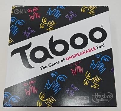 Tabú, ¡el juego de la diversión indescriptible!  Caja abierta - Las piezas interiores son nuevas Foto 1 de 4