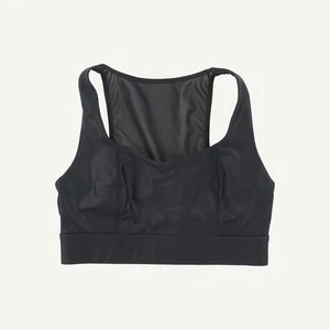 Sweaty Betty Womens Black Mixed blend Sports bra Size M - Picture 1 of 14