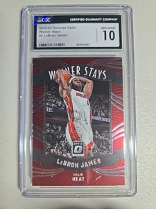 2023 optic winner stays Lebron James cgc 10 - Picture 1 of 2