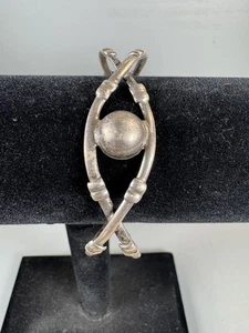 Vintage 950 Silber Modernist Armreif - Handarbeit, 15,7 g RAR - Bild 1 von 6