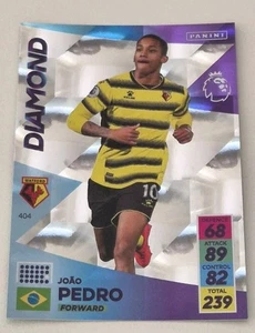 2021-22 PANINI Adrenalyn EPL Soccer Card - Joao Pedro Diamond / Rookie Watford - Picture 1 of 1